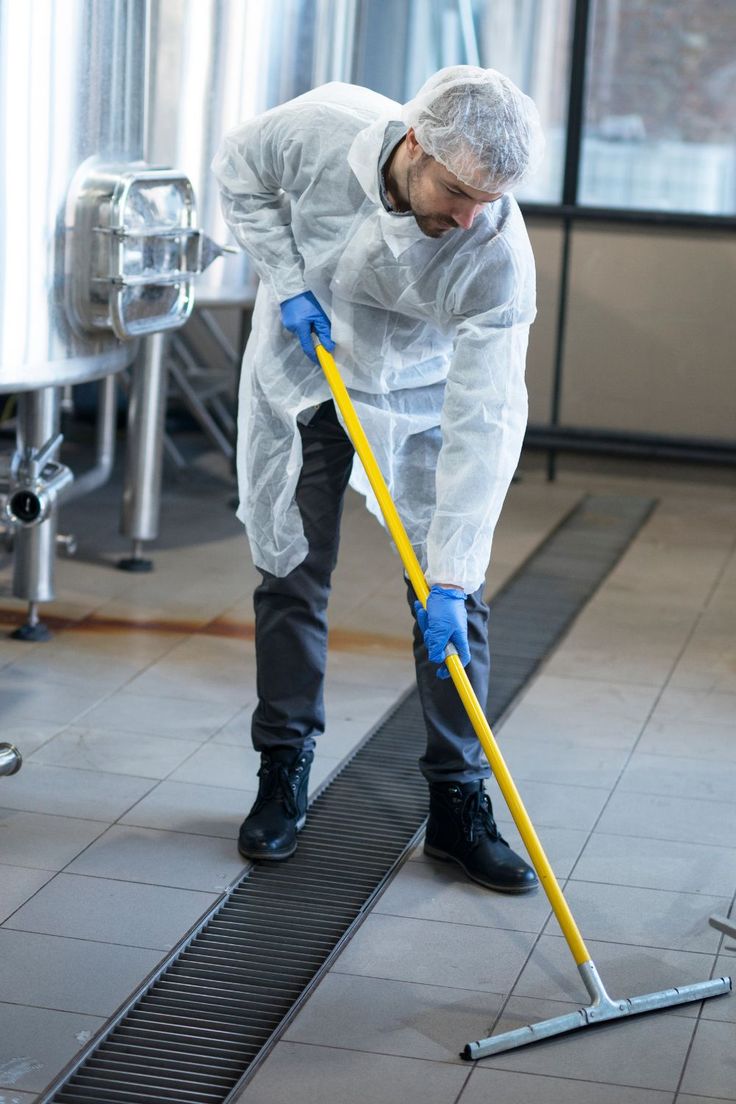 Commercial building cleaning